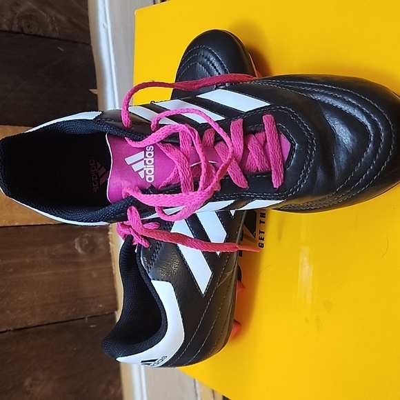 Adidas Kids COPA Soccer Cleats Black/pink/white Size 4 Y - Picture 8 of 8